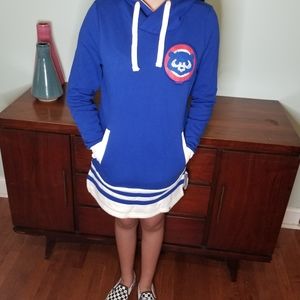 Cubs Hoodie Sweatshirt Dress Size Medium